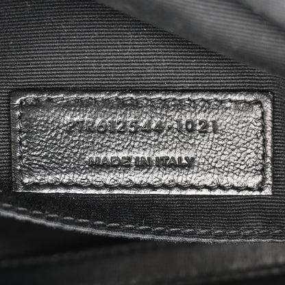 Saint Laurent Calfskin Matelasse Monogram Lou Camera Bag Black 7 of 10