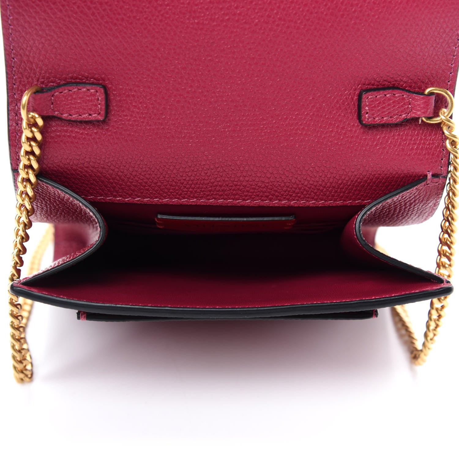 Valentino Garavani Grainy Calfskin VLogo Crossbody Bag Raspberry 5 of 9