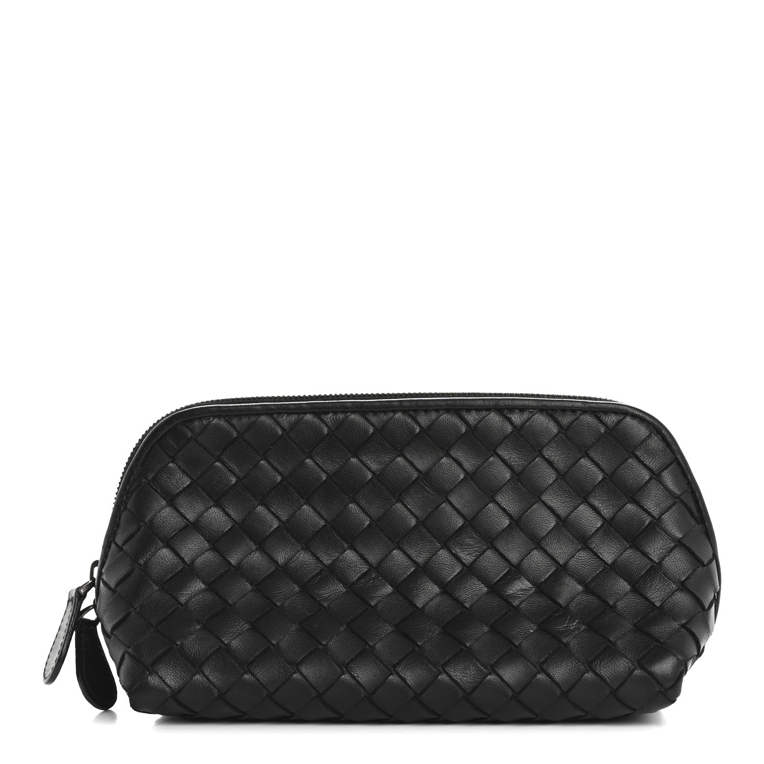 Bottega Veneta Nappa Intrecciato Small Cosmetic Pouch Black 1 of 7