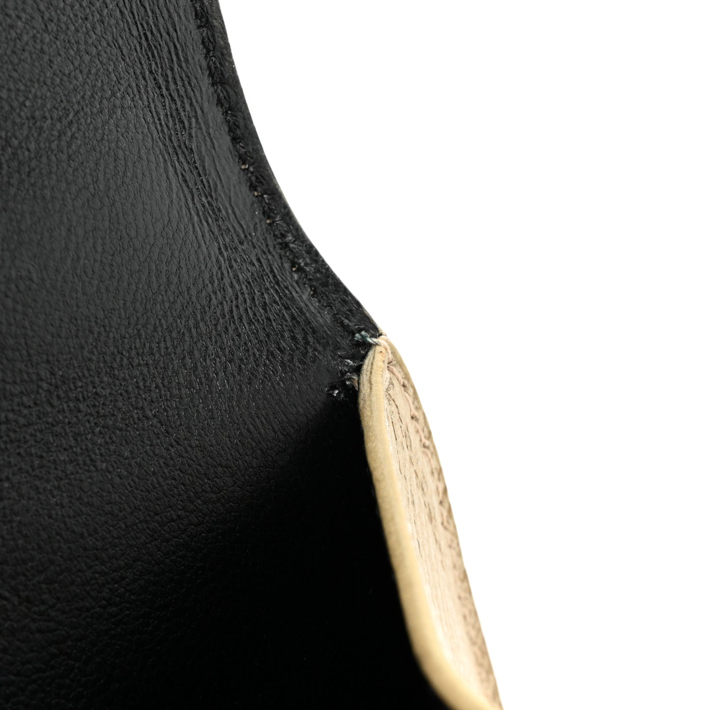 Metallic Grained Calfskin Hourglass Top Handle Bag XS Light Gold