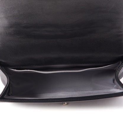 Chanel Calfskin Quilted Medium Boy Flap Black 4 of 9