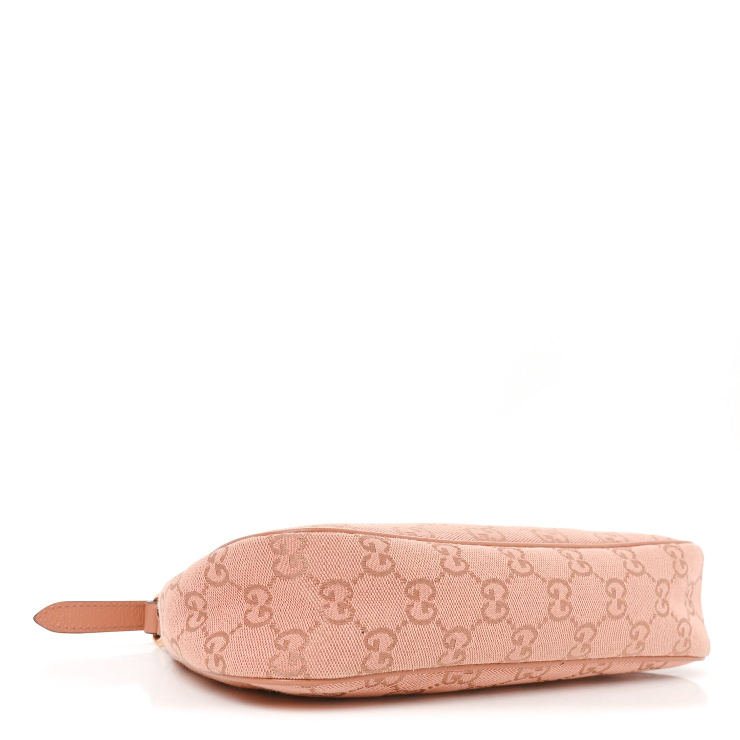 Monogram Textured Dollar Calfskin Small Ophidia Hobo Cloche Rose Pink Cloche Rose Pink