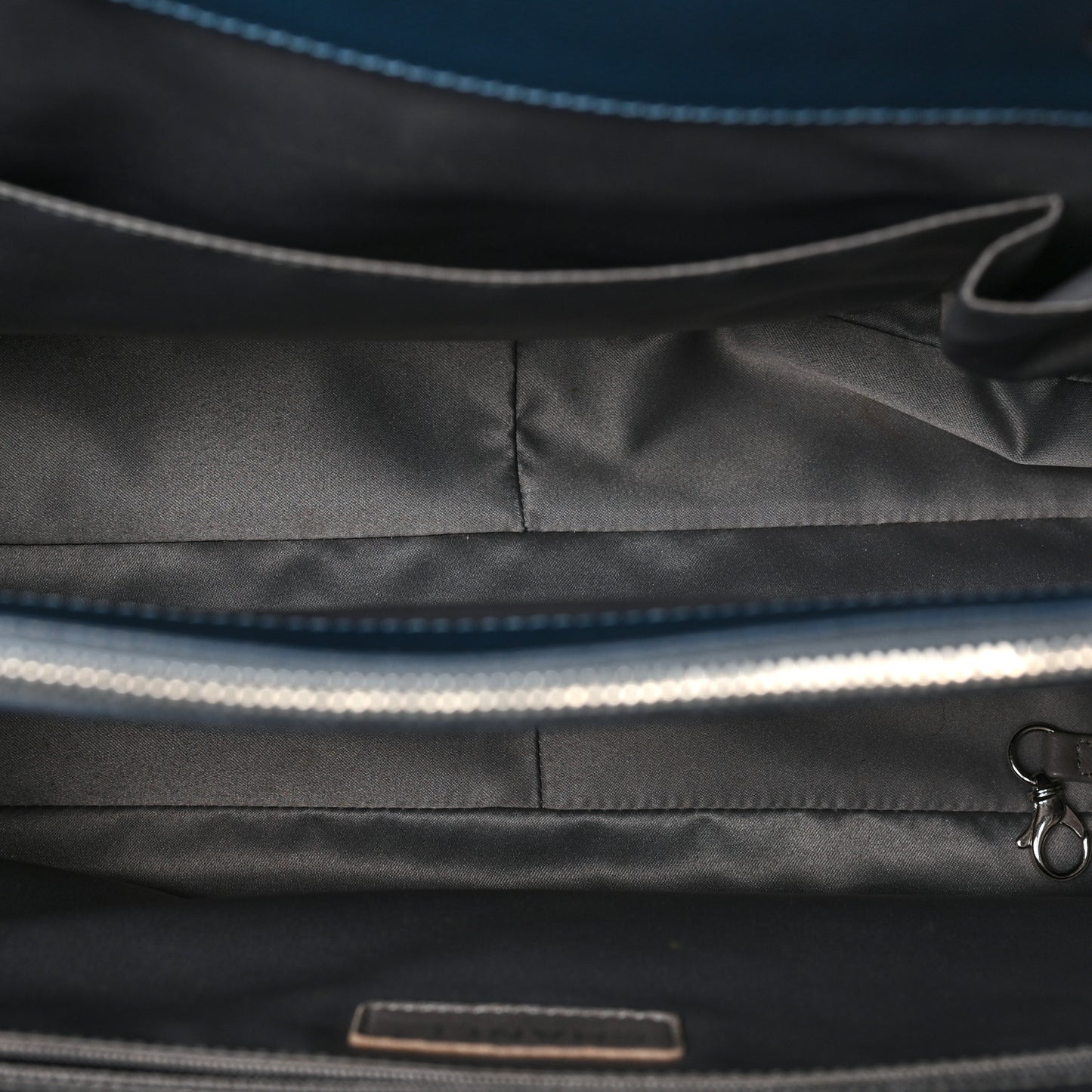 Caviar Quilted XL Grand Shopping Tote GST Dark Blue
