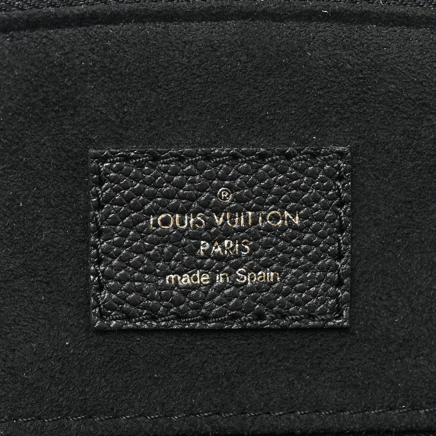 Louis Vuitton Empreinte Monogram Giant Grand Palais Black Beige 8 of 10