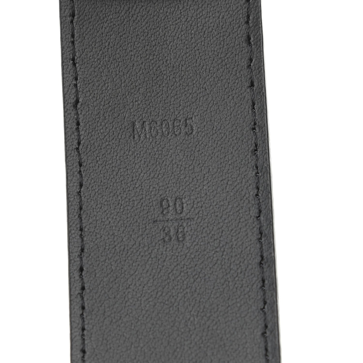 Louis Vuitton Taurillon 35mm Pont Neuf Belt 90 36 Black 3 of 4