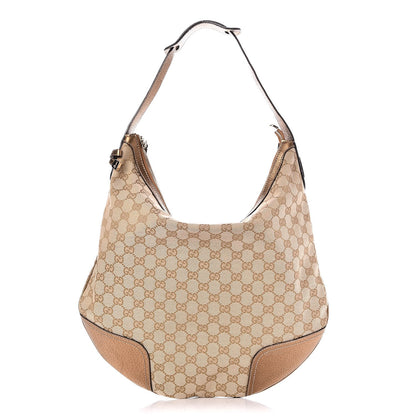 Gucci Monogram Large Princy Hobo Metallic Bronze 1 of 7