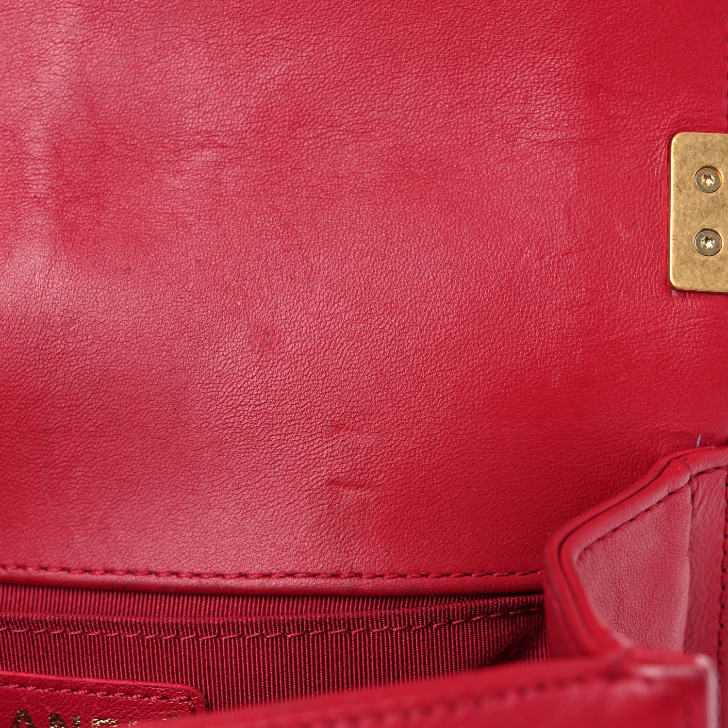 Chanel Calfskin Quilted Small Boy Flap Red 11 of 16