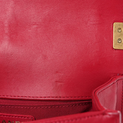 Chanel Calfskin Quilted Small Boy Flap Red 11 of 16