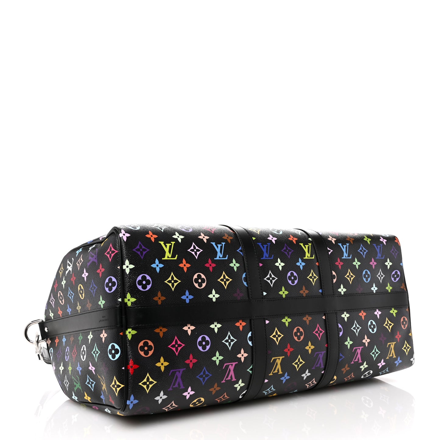 LV X TM Monogram Multicolor Keepall Bandouliere 50 Black