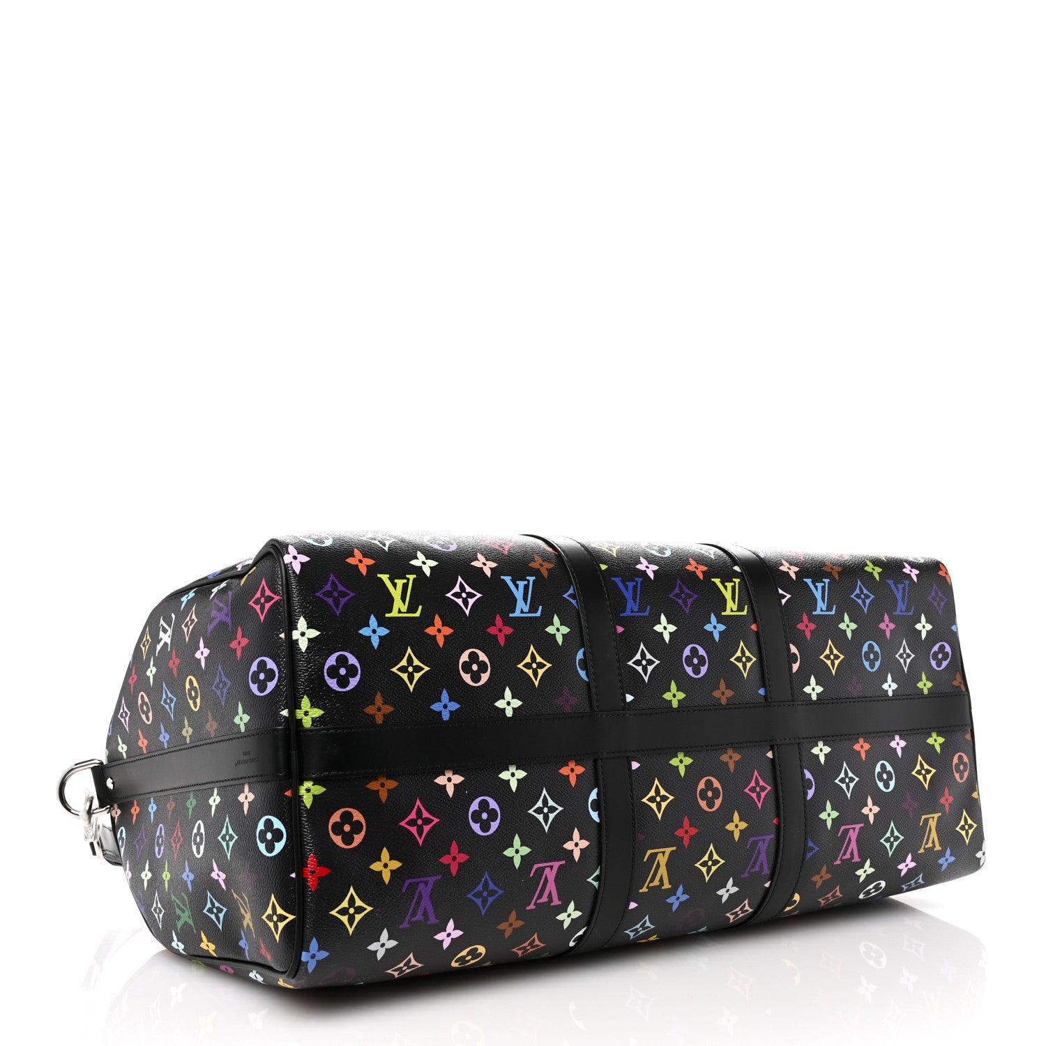 Louis Vuitton LV X TM Monogram Multicolor Keepall Bandouliere 50 Black 3 of 8