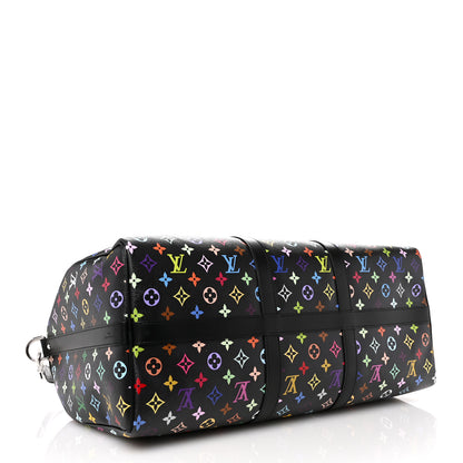 Louis Vuitton LV X TM Monogram Multicolor Keepall Bandouliere 50 Black 3 of 8