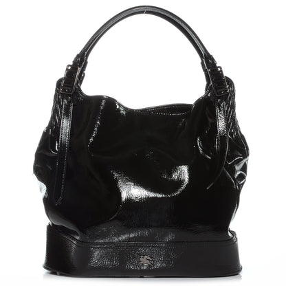 Burberry Patent Large Satchel Black 1 of 9