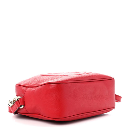 Gucci Pebbled Calfskin Small Soho Disco Bag Tabasco Red 4 of 11