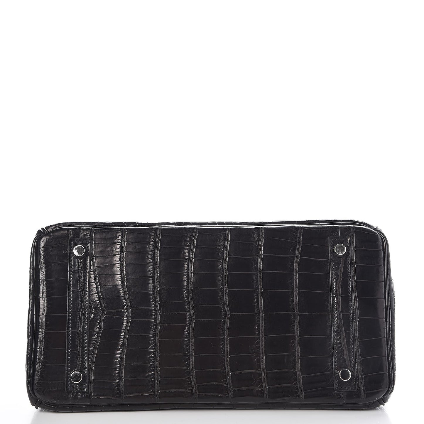 Matte Niloticus Crocodile Birkin 30 Black