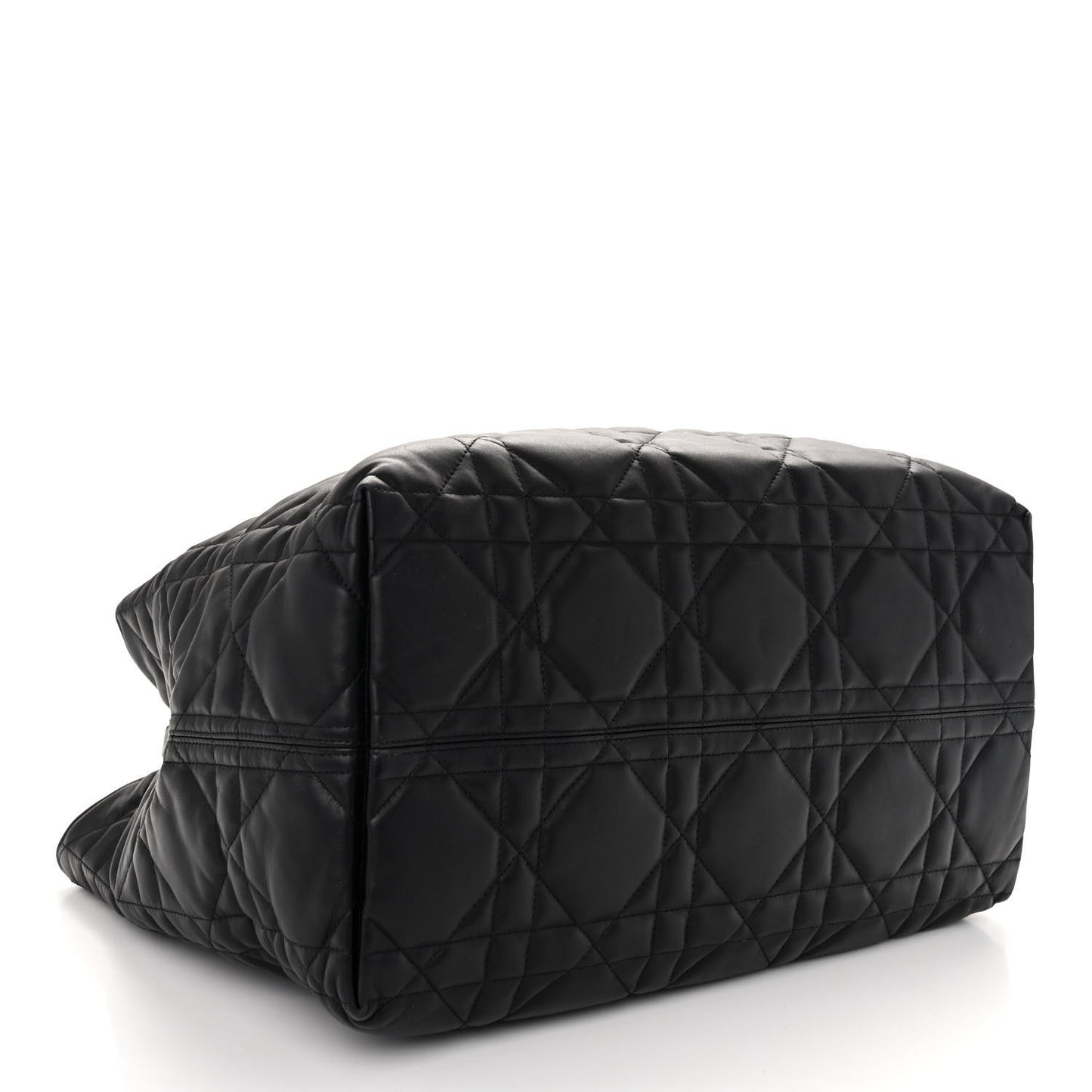 Calfskin Macrocannage Large Toujours Black