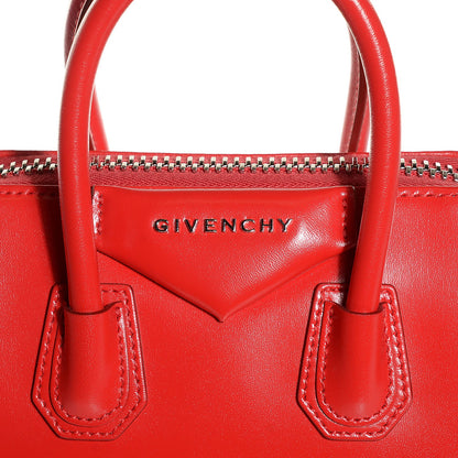 Givenchy Shiny Lord Calfskin Mini Antigona Red 8 of 10