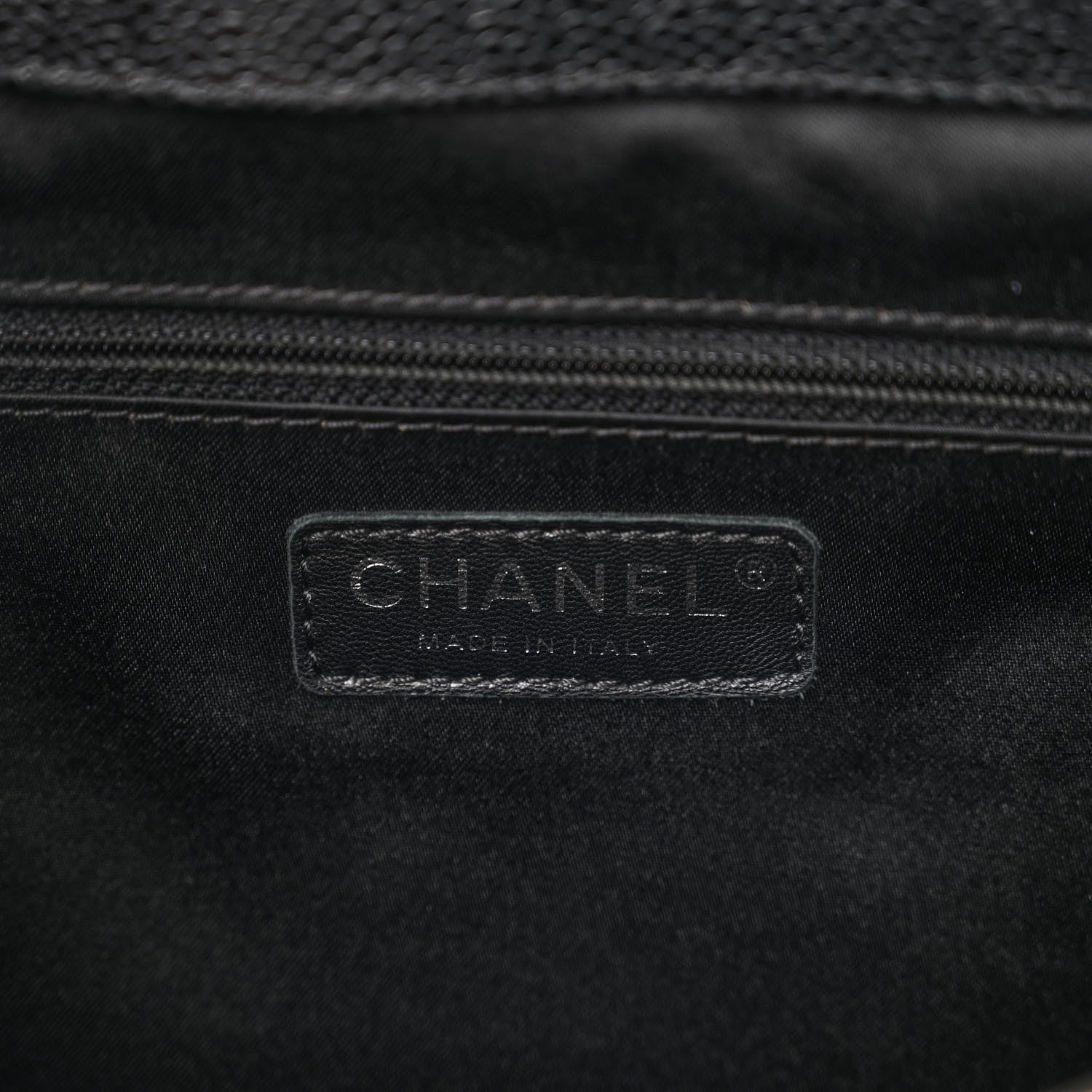 Chanel Caviar Quilted XL Grand Shopping Tote GST Black 6 of 10