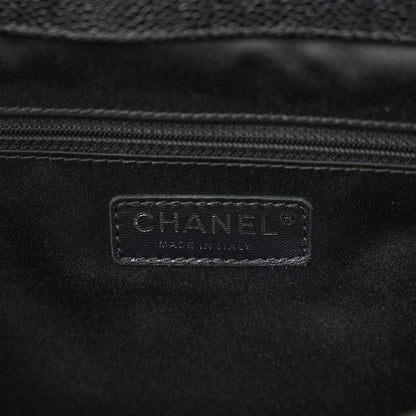Chanel Caviar Quilted XL Grand Shopping Tote GST Black 6 of 10