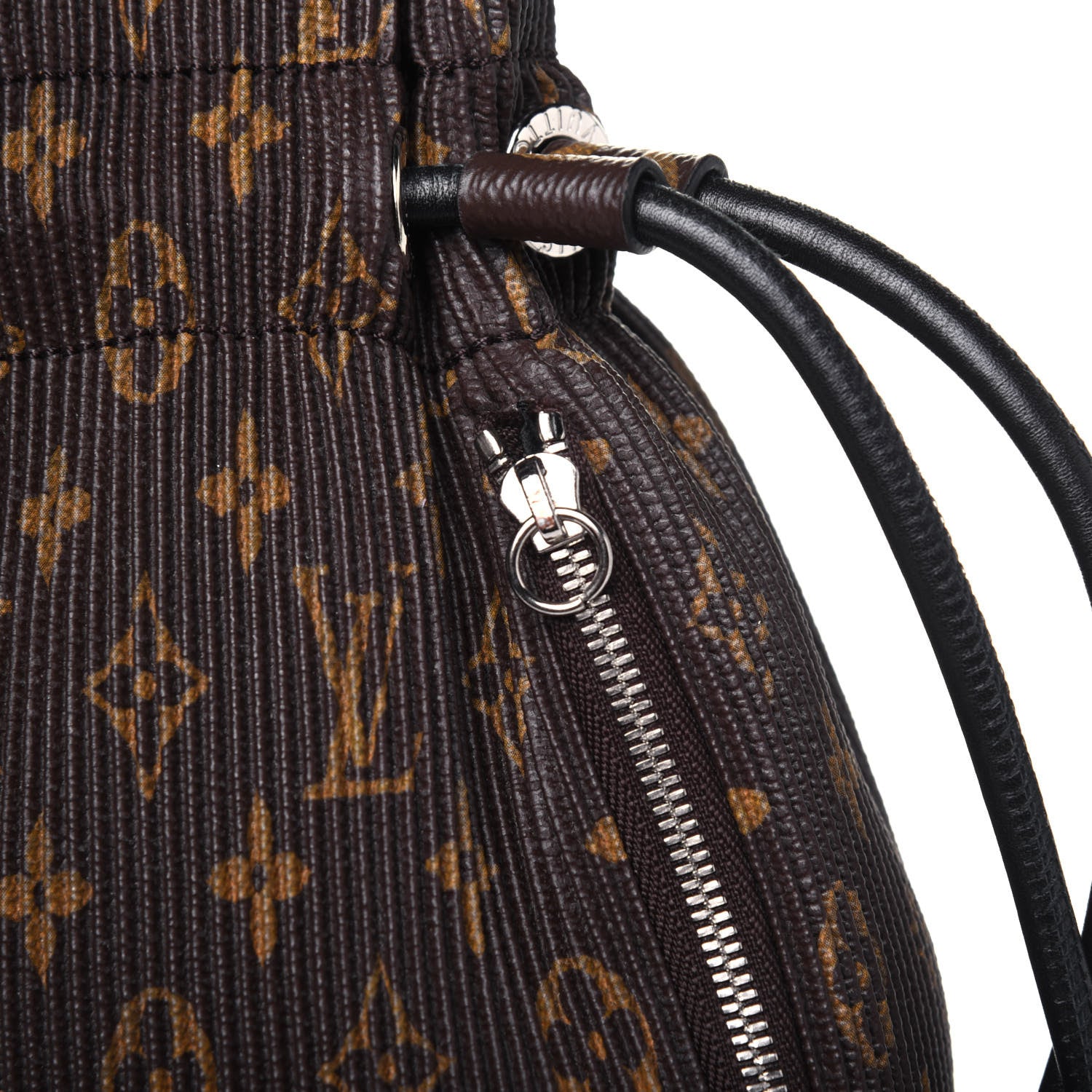 Louis Vuitton Monogram Canvas Pleated Explorer Bag MM 10 of 10