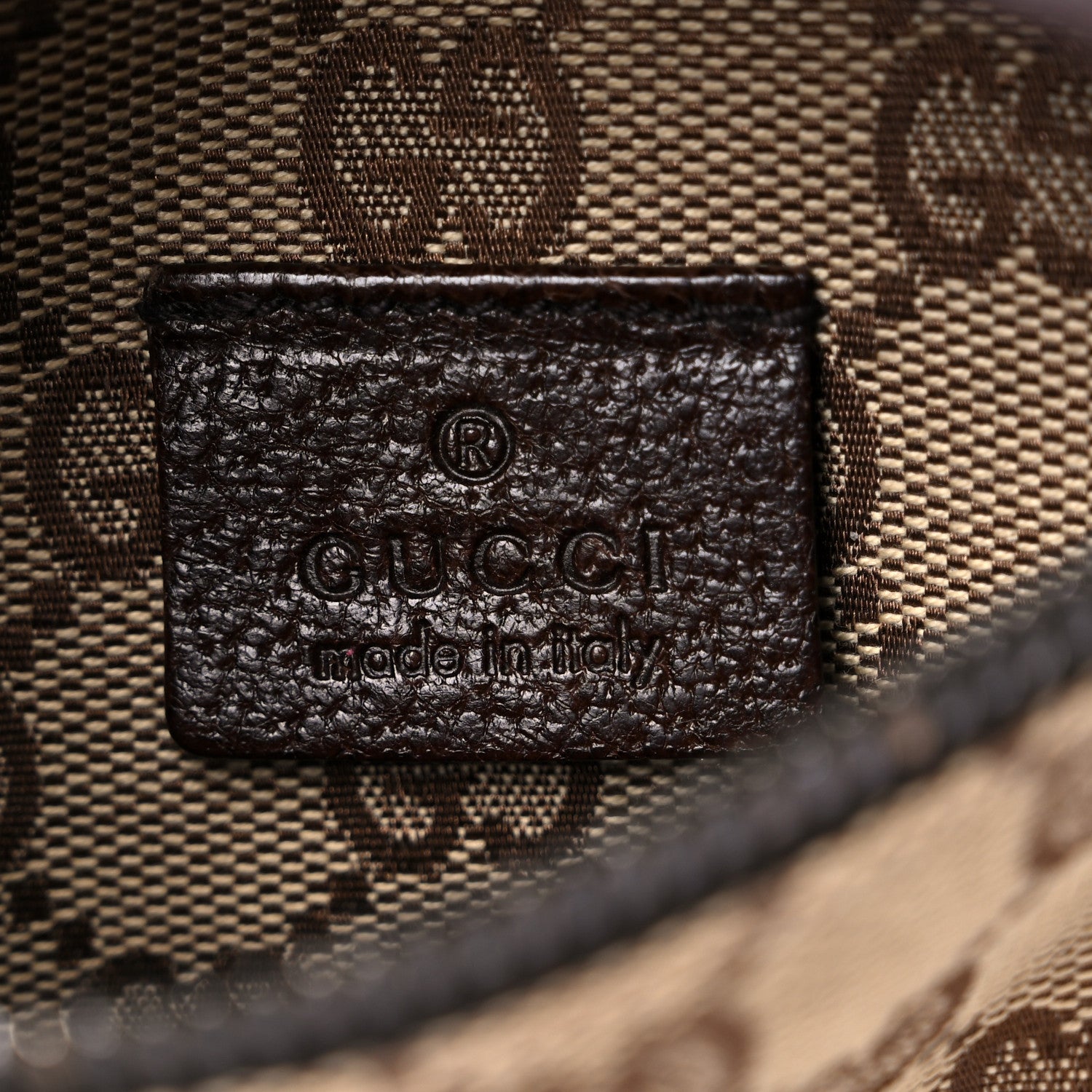 Gucci GG Monogram Double Pocket Belt Bag Dark Brown 8 of 15