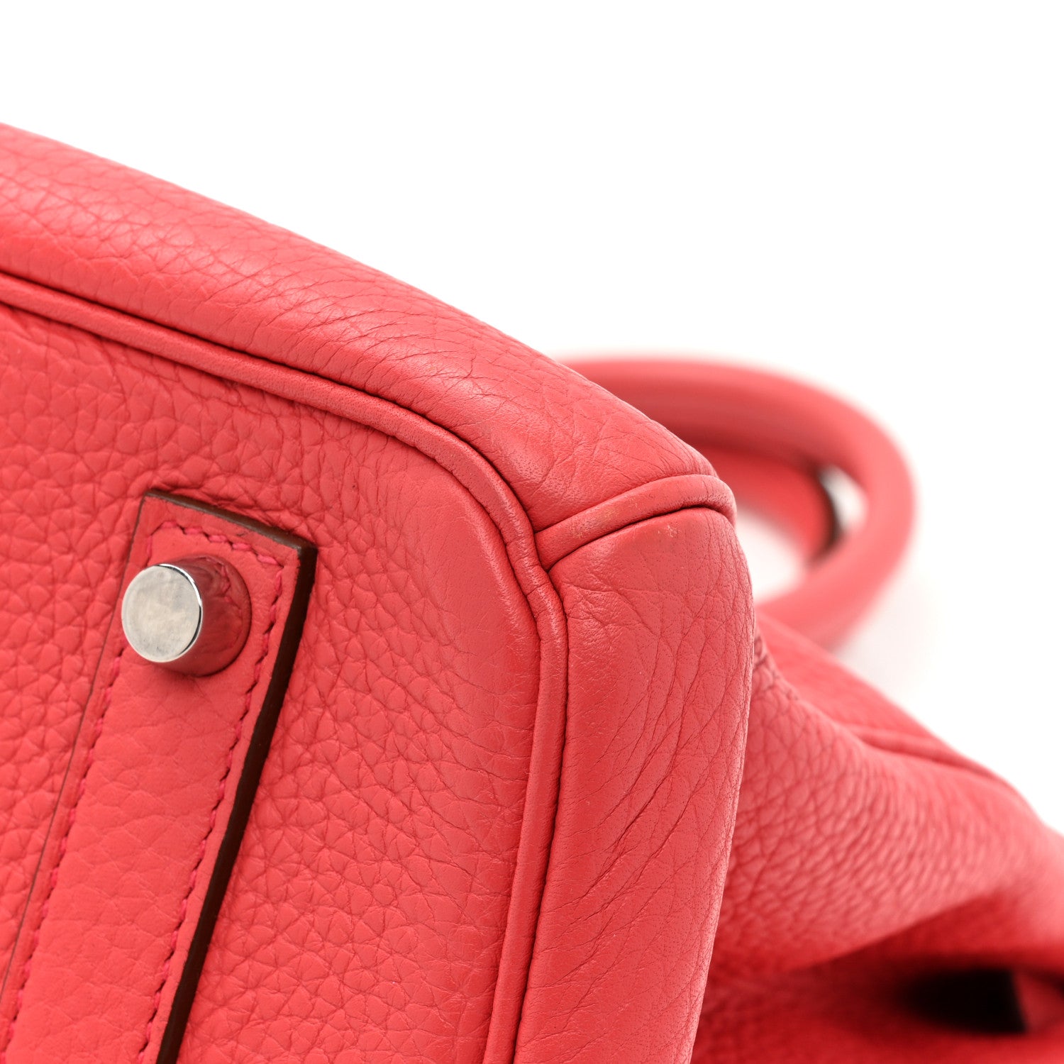 Hermes Taurillon Clemence BIRKIN 35 Bougainvillea 13 of 17