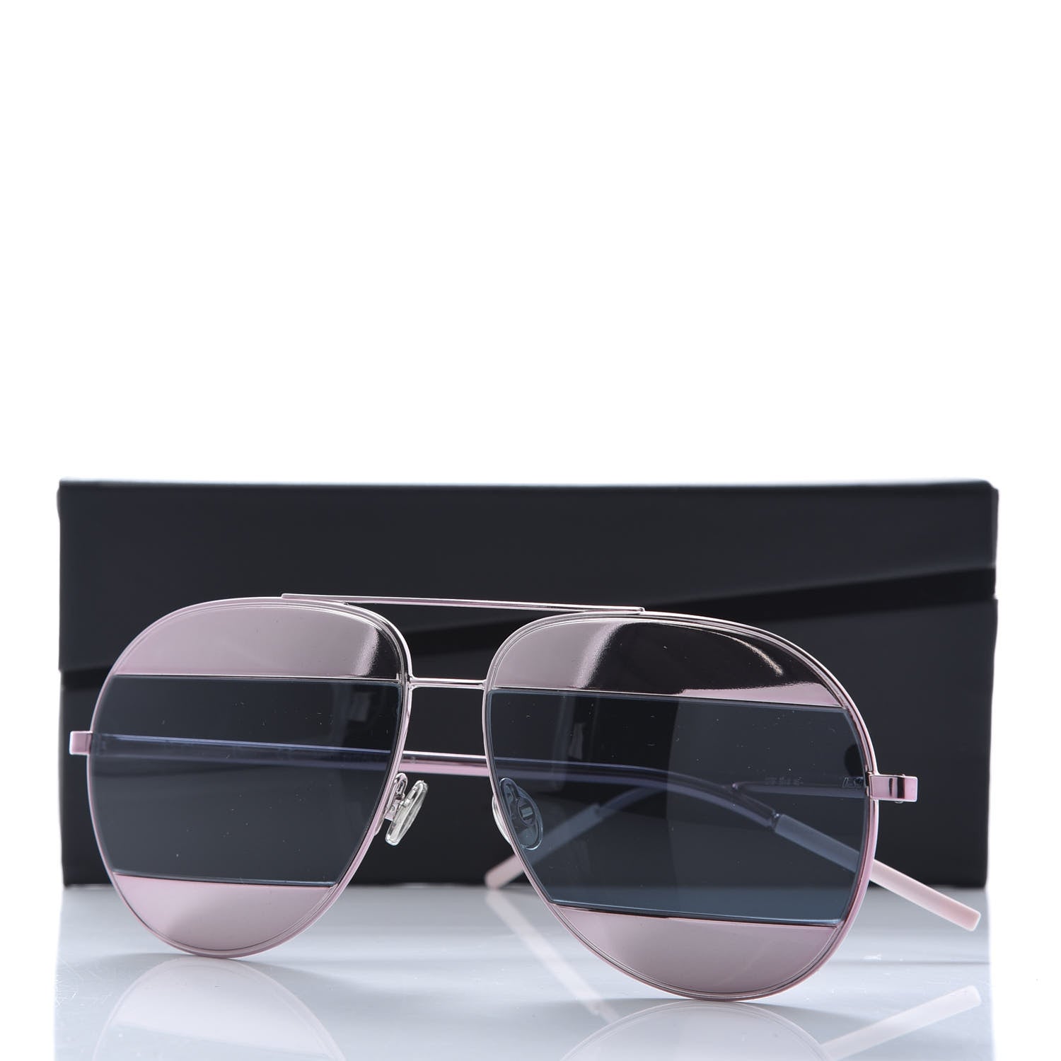 Christian Dior Split 1 Aviator Sunglasses Pink Blue 7 of 7