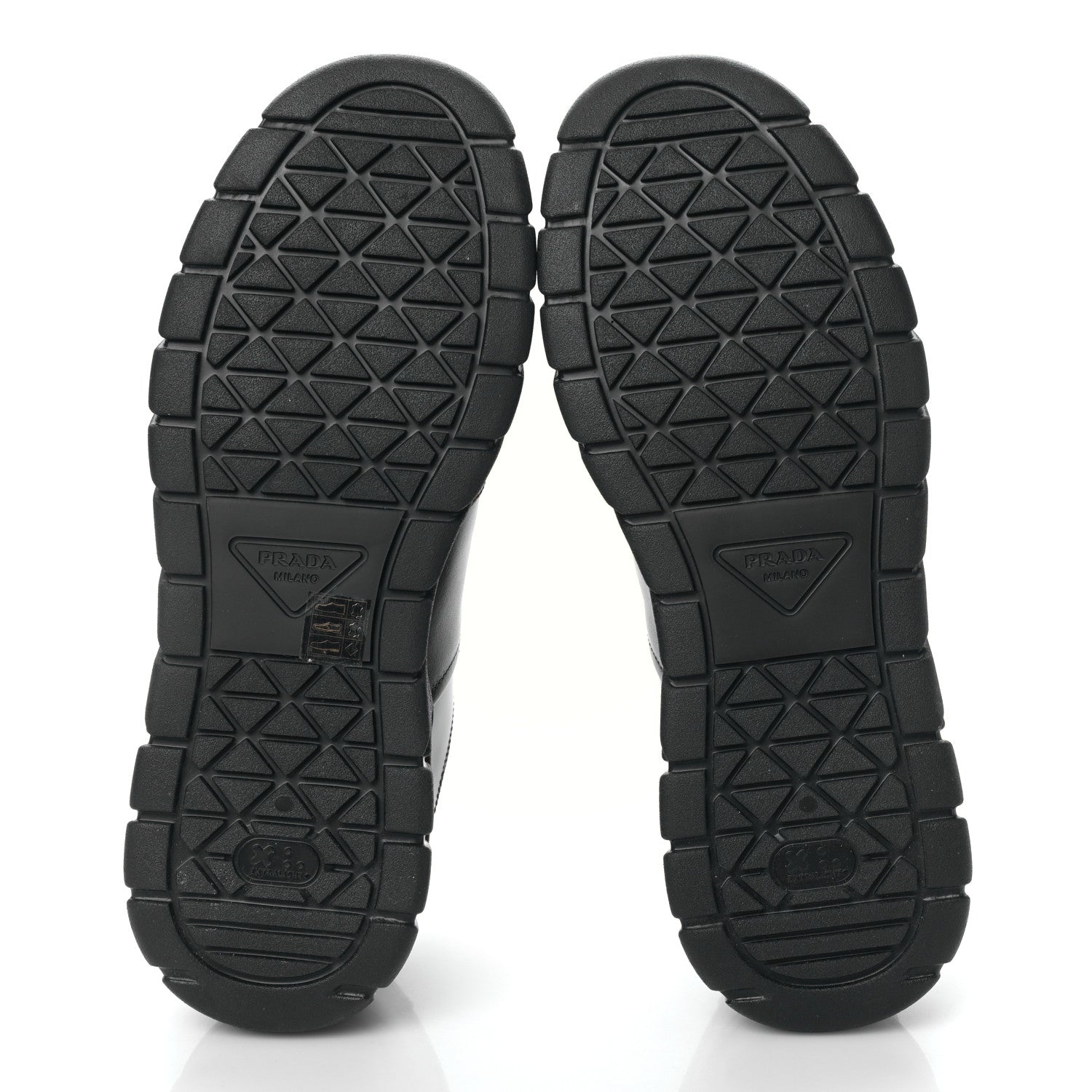 Prada Nappa Metal Triangle Logo Fly Blok Mens Sneakers 10.5 Black 4 of 8