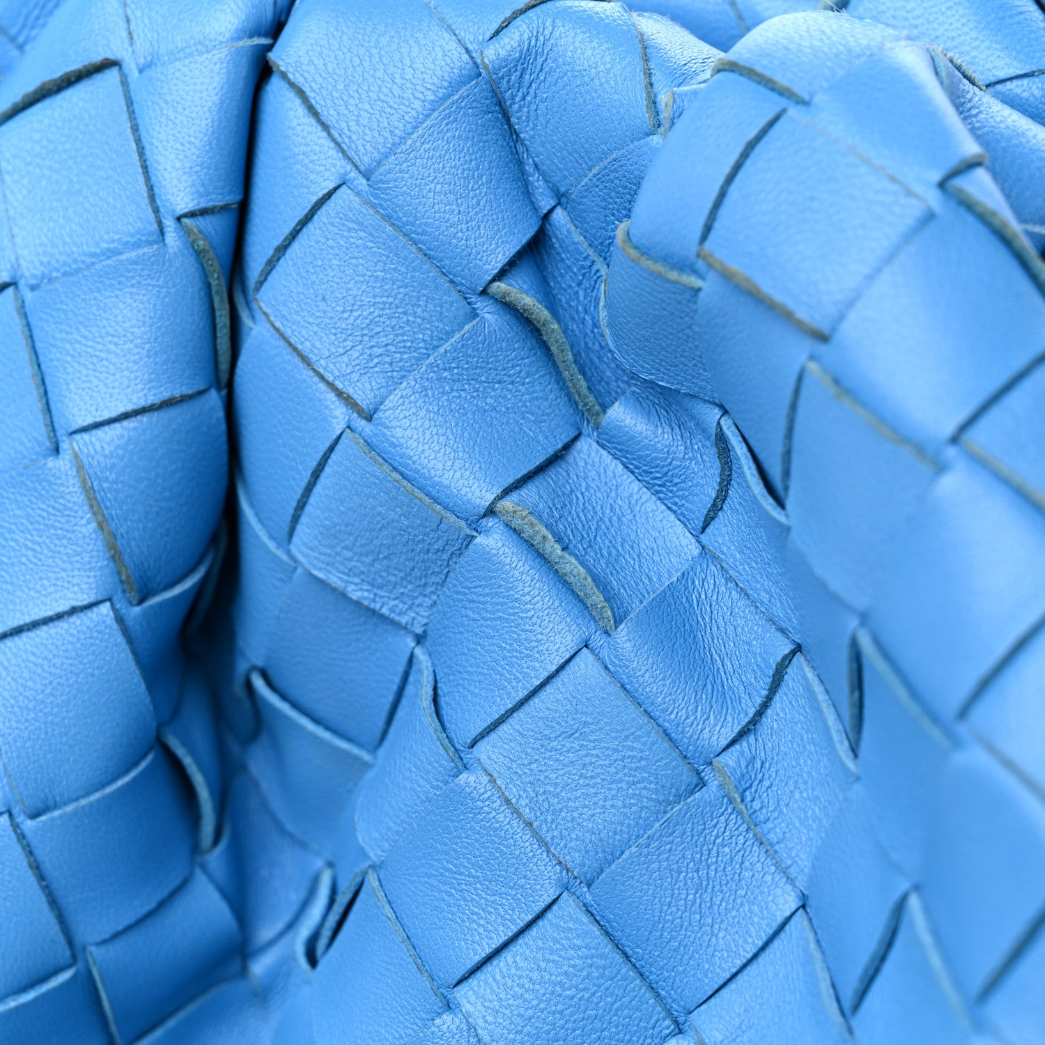 Bottega Veneta Nappa Maxi Intrecciato The Pouch Oversized Clutch Swimming Pool 13 of 13