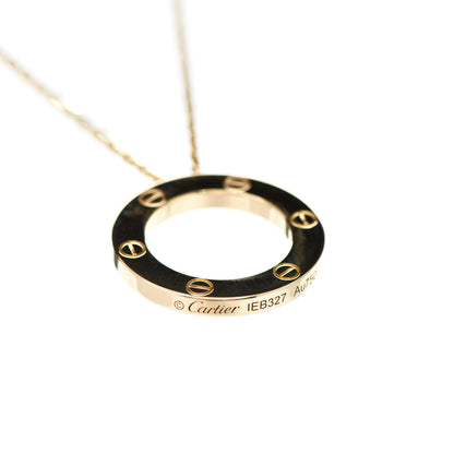 Cartier 18K Yellow Gold LOVE Pendant Necklace 5 of 6