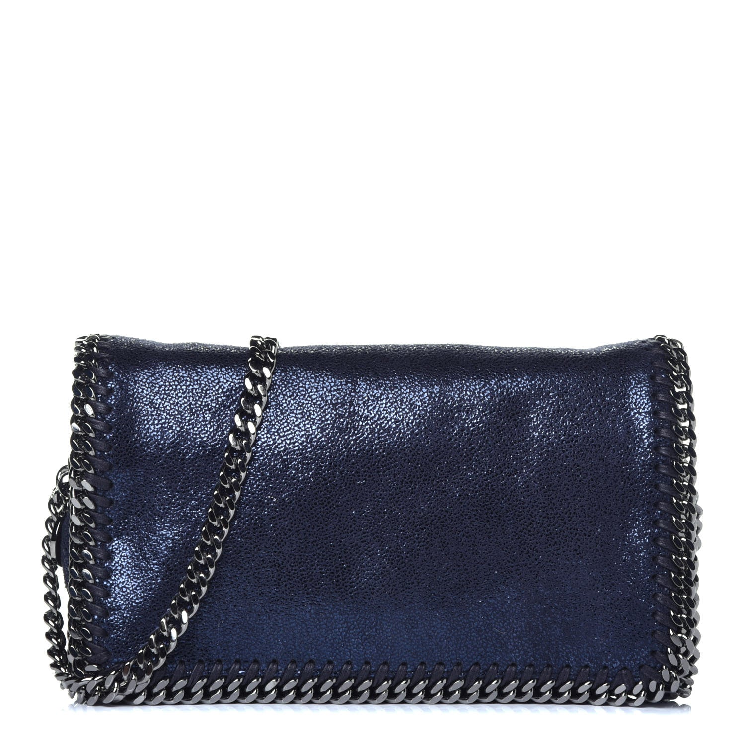 Stella McCartney Shaggy Deer Falabella Crossbody Bag Navy 1 of 9