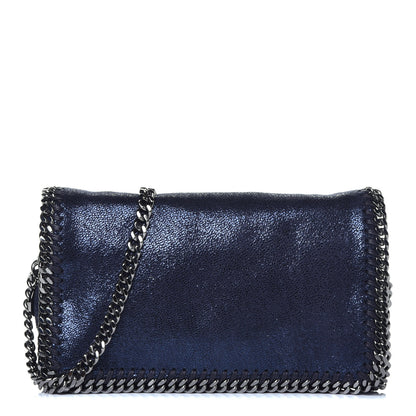 Stella McCartney Shaggy Deer Falabella Crossbody Bag Navy 1 of 9