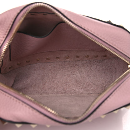 Valentino Garavani Pebbled Calfskin Rockstud Camera Crossbody Bag Cipria 4 of 6