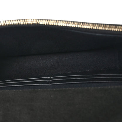 Fendi Vitello Liberty Lucido Metal Monster Eyes Tube Wallet on Chain Black 5 of 10