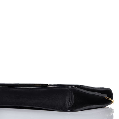 Fendi Vitello Flamingo Tube Wallet on Chain Black 9 of 11