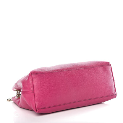 Gucci Cellarius Calfskin Medium Soho Chain Shoulder Bag Bright Bouganville 5 of 15