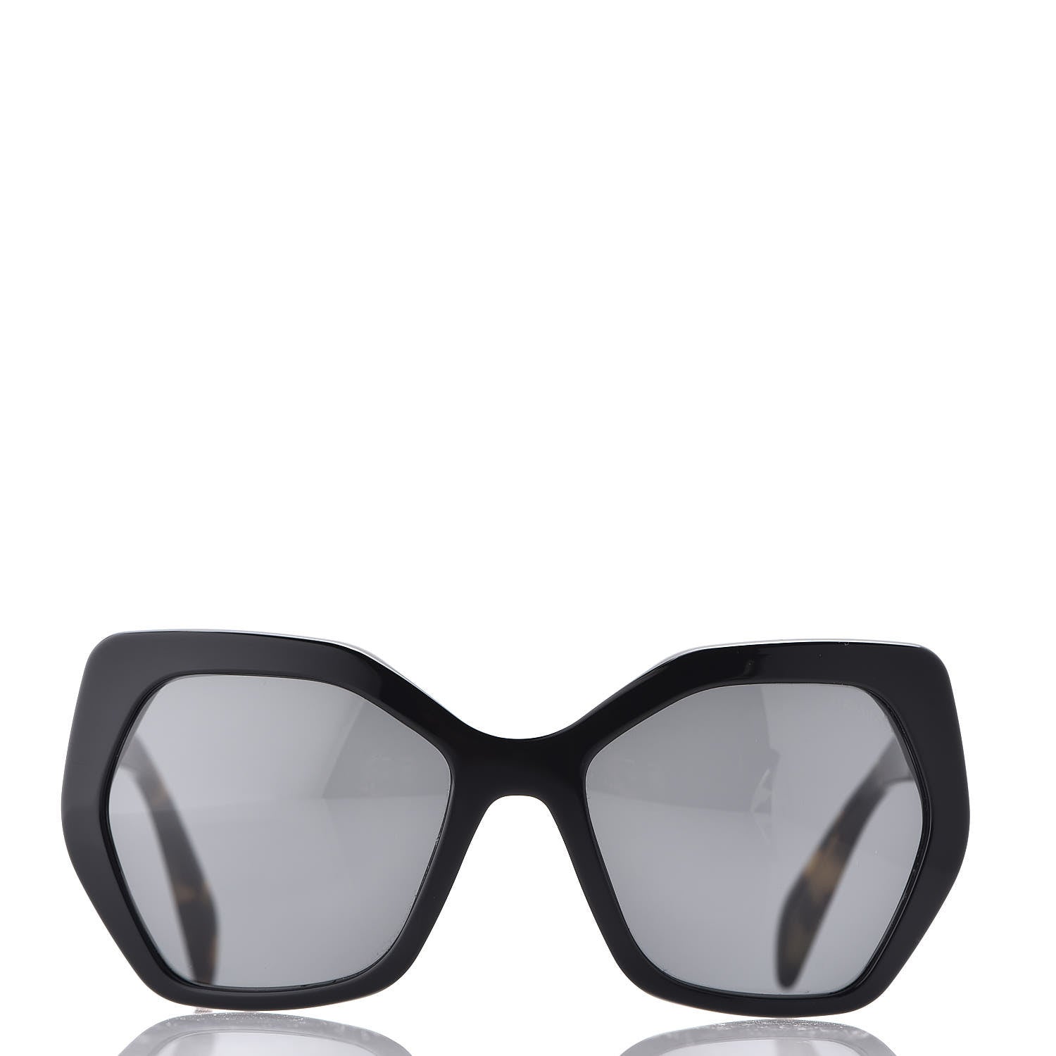 Prada Sunglasses SPR 16R Black Tortoise 2 of 9