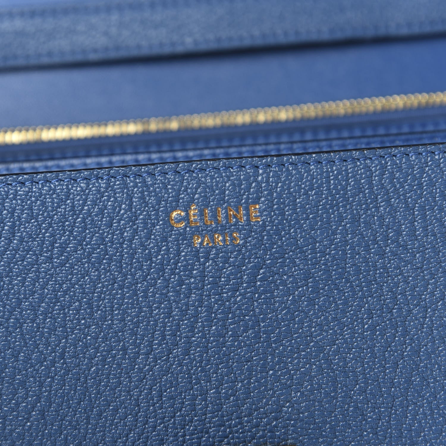 Celine Goatskin Medium Classic Box Flap Bag Deepsea 9 of 10