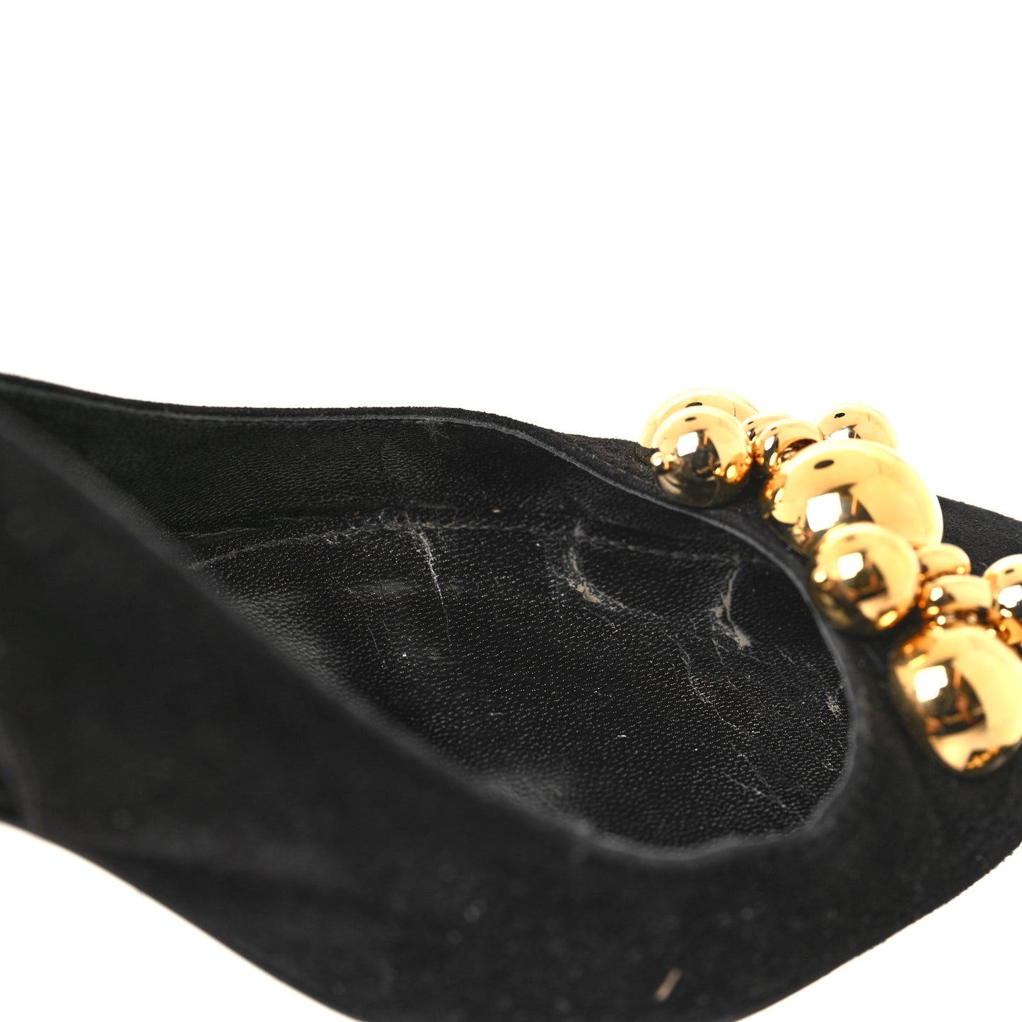 Camoscio Slingback Pumps 40 Black Oro