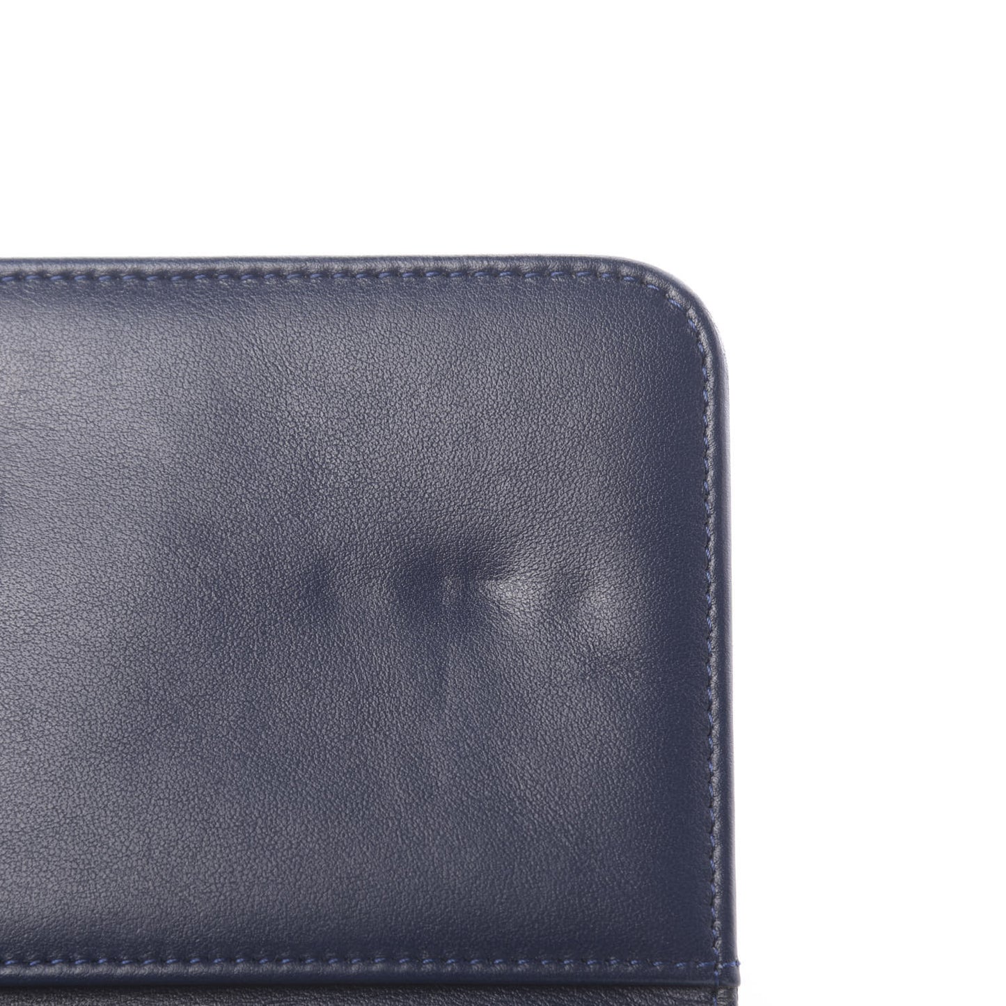 Caviar Quilted Boy Wallet On Chain WOC Navy