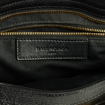 Balenciaga Chevre Gold Metallic Edge Hardware City Black 10 of 12