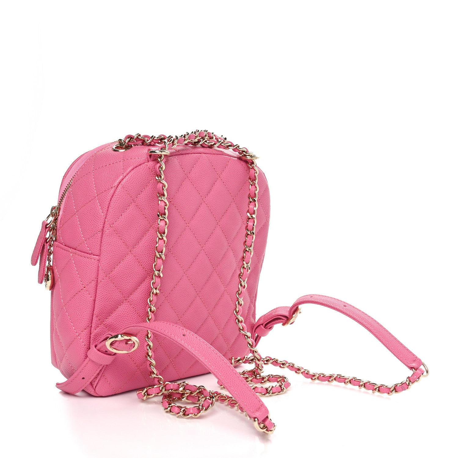Chanel Caviar Quilted Small CC Day Backpack Pink 3 of 10