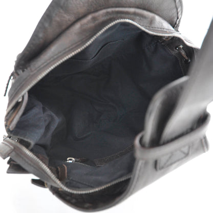 Balenciaga Leather Aviator Helmet Bag Marron 9 of 9