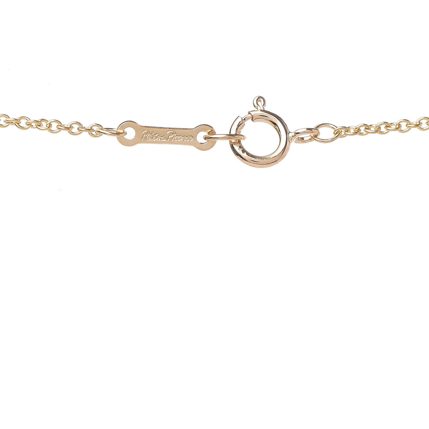 18K Yellow Gold Small Paloma Picasso Loving Heart Pendant Necklace