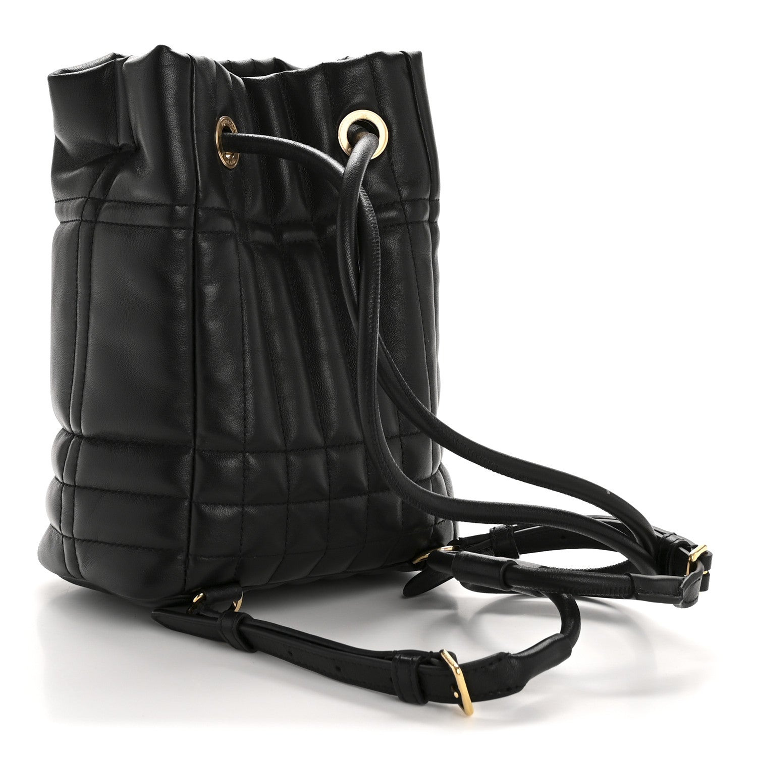 Burberry Lambskin Quilted Mini Lola Backpack Black 3 of 16