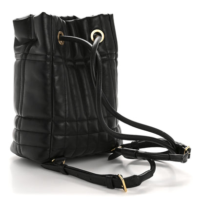 Burberry Lambskin Quilted Mini Lola Backpack Black 3 of 16