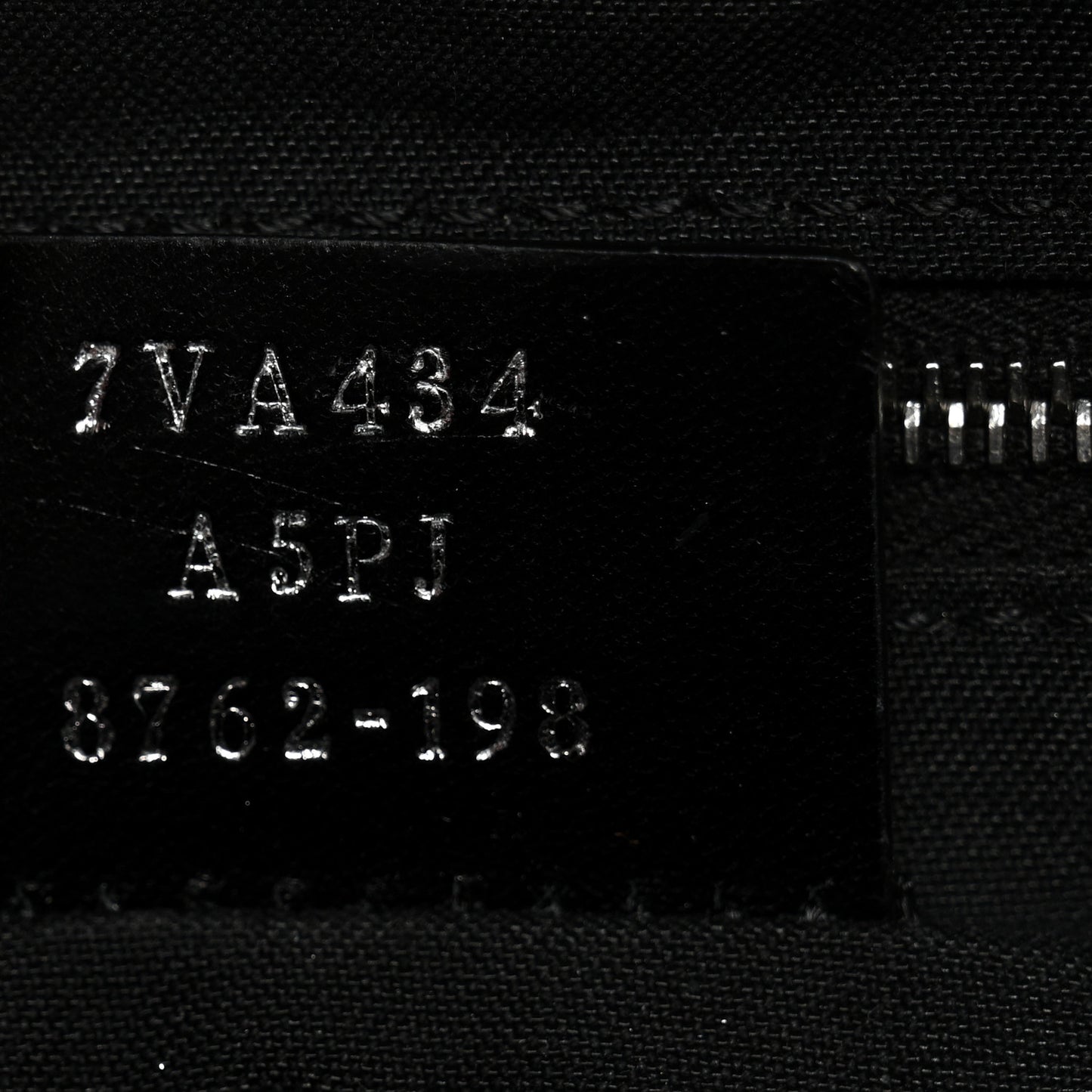 Vitello Century Bi-Color FF 1974 Embossed Belt Bag Maya Black