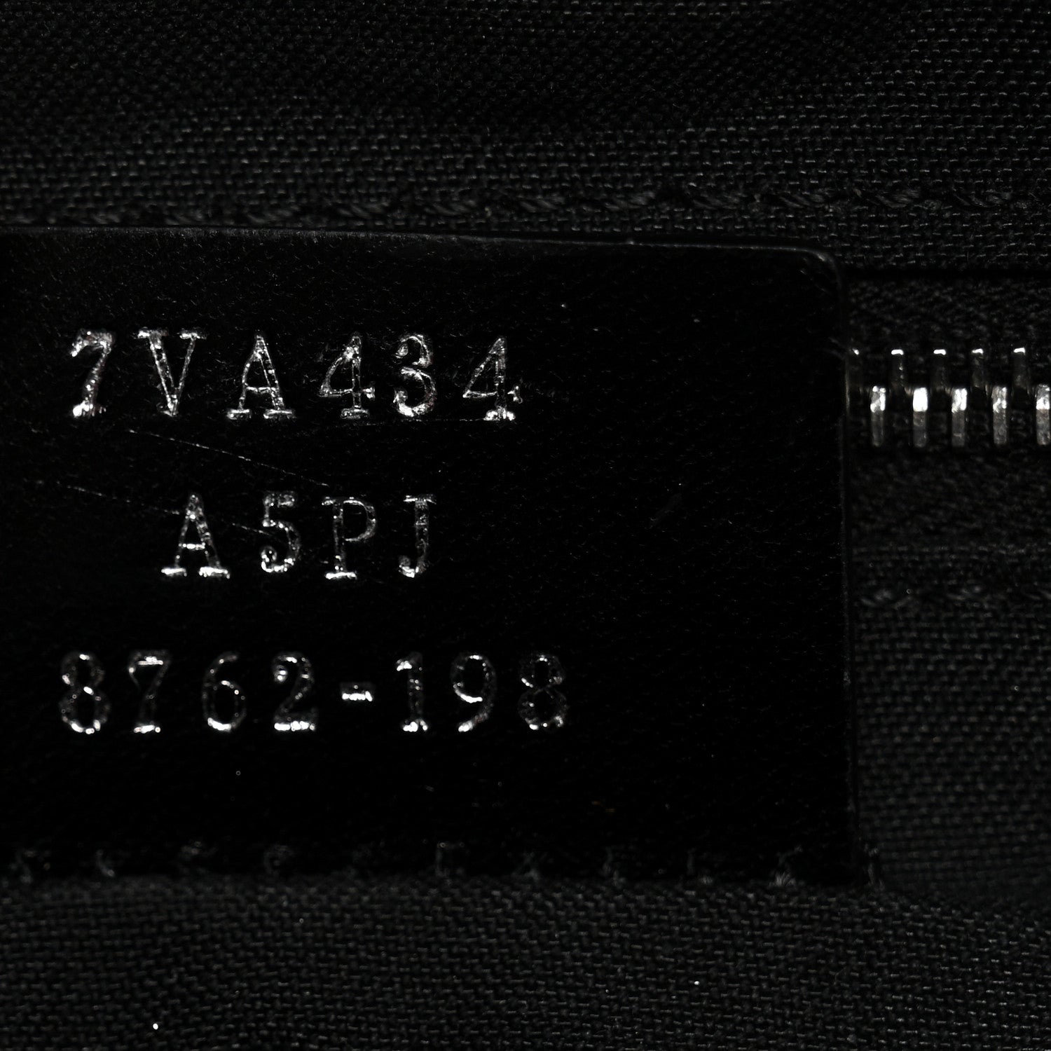 Fendi Vitello Century Bi-Color FF 1974 Embossed Belt Bag Maya Black 7 of 10