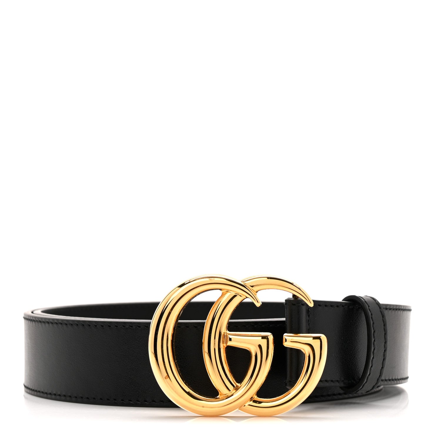 Gucci Calfskin Double G 40mm Belt 85 34 Black 1 of 5