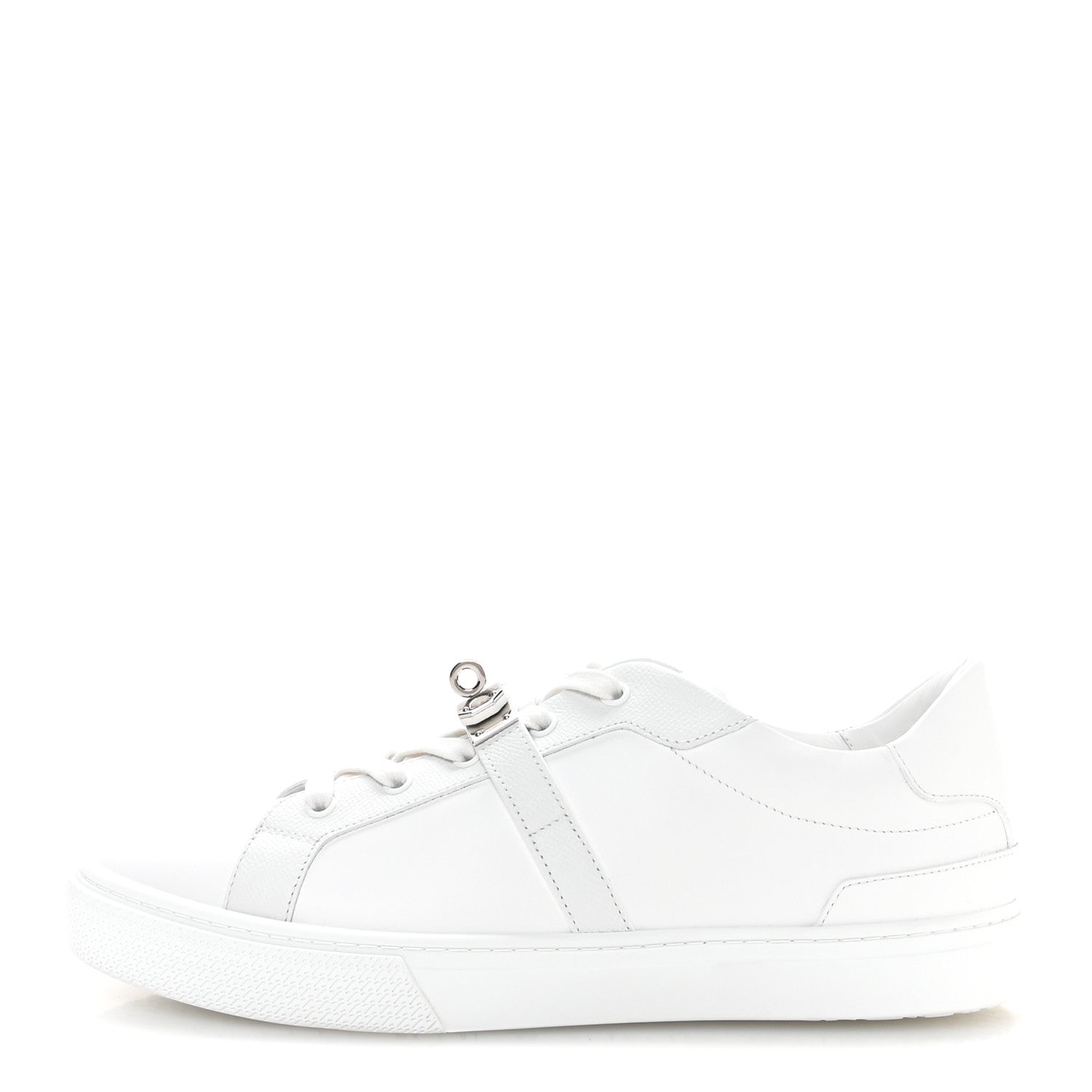 Hermes Calfskin Epsom Mens Day Sneakers 42 White 1 of 9