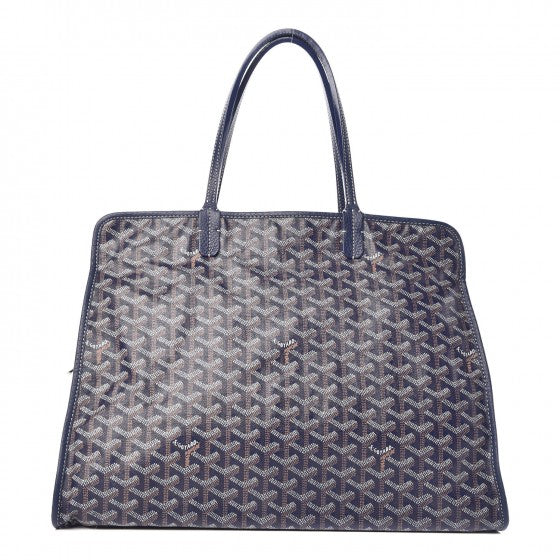 Goyard Goyardine Sac Hardy Pet Carrier PM Navy 1 of 14